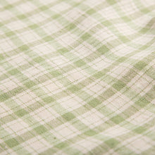 Load image into Gallery viewer, Marbles Dress - Oat &amp; Olive Check Linen