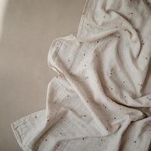 Load image into Gallery viewer, Muslin Swaddle Blanket Organic Cotton (Falling Stars)