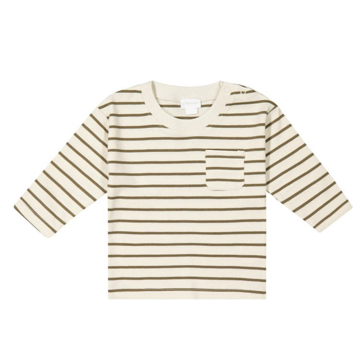 Pima Cotton Frankie Top - Bear Stripe