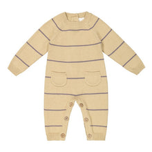 將圖片載入圖庫檢視器 Theo Onesie - Caramel Stripe