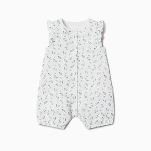 Floral Ruffle Summer Sleepsuit