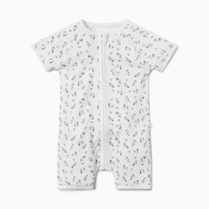 Floral Zip Summer Sleepsuit