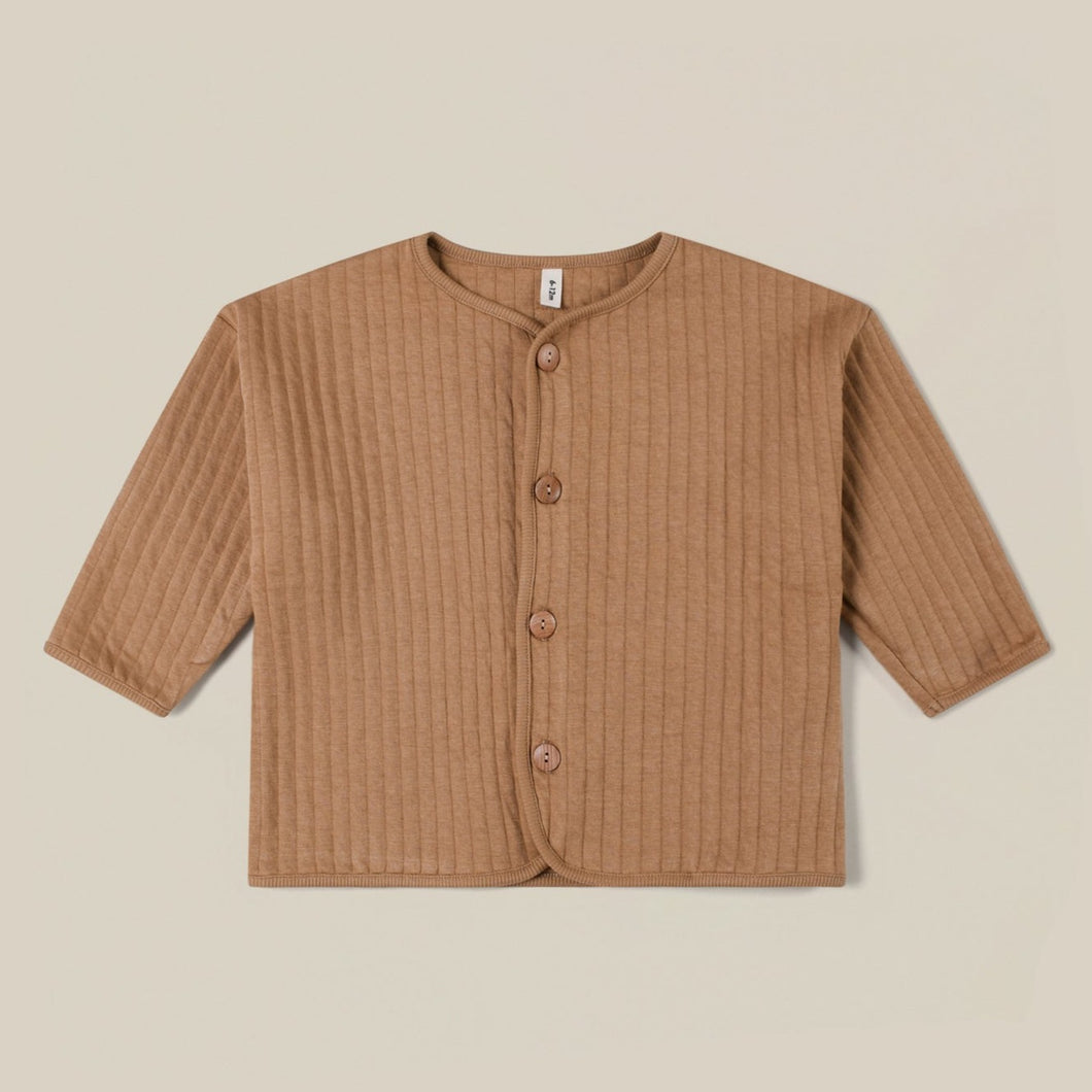 Gold Quilt Cardigan