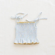 Load image into Gallery viewer, smocked crop blouse - daisy fields