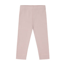 Load image into Gallery viewer, Organic Cotton Fine Rib Legging - Powder Pink