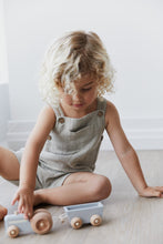Load image into Gallery viewer, Organic Cotton Muslin Bowie Short Overall - Moss