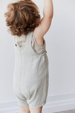 Load image into Gallery viewer, Organic Cotton Muslin Bowie Short Overall - Moss