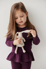 將圖片載入圖庫檢視器 Organic Cotton Fine Rib Elsa Top - Sugar Plum