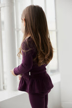 將圖片載入圖庫檢視器 Organic Cotton Fine Rib Elsa Top - Sugar Plum
