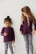 將圖片載入圖庫檢視器 Organic Cotton Fine Rib Elsa Top - Sugar Plum