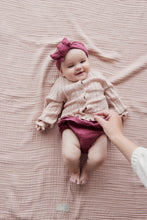 Load image into Gallery viewer, Organic Cotton Muslin Bloomer - Raspberry Pink