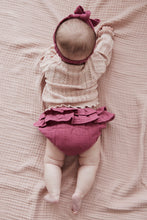 Load image into Gallery viewer, Organic Cotton Muslin Bloomer - Raspberry Pink