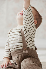 Load image into Gallery viewer, Pima Cotton Frankie Top - Bear Stripe