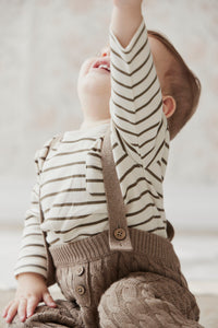Pima Cotton Frankie Top - Bear Stripe