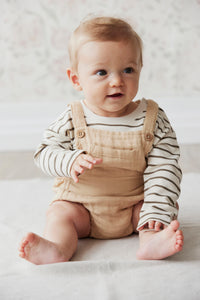 Pima Cotton Frankie Top - Bear Stripe