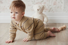 Load image into Gallery viewer, Theo Onesie - Caramel Stripe