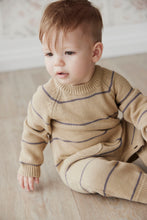 Load image into Gallery viewer, Theo Onesie - Caramel Stripe