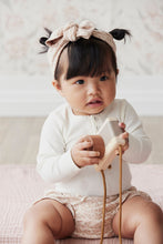 Load image into Gallery viewer, Organic Cotton Fine Rib Bodysuit - Milk  **Preorder**
