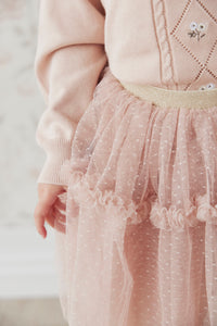 Margot Tulle Skirt - Dusky Rose