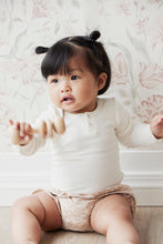 Load image into Gallery viewer, Organic Cotton Fine Rib Bodysuit - Milk  **Preorder**