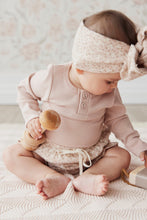 Load image into Gallery viewer, Organic Cotton Fine Rib Bodysuit - Dusky Rose