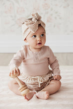 Load image into Gallery viewer, Organic Cotton Fine Rib Bodysuit - Dusky Rose