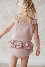 將圖片載入圖庫檢視器 Organic Cotton Muslin Gemima Top - Mauve Shadow
