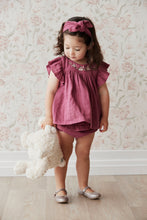 Load image into Gallery viewer, Organic Cotton Muslin Eleanor Top - Raspberry Pink