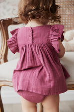 將圖片載入圖庫檢視器 Organic Cotton Muslin Eleanor Top - Raspberry Pink