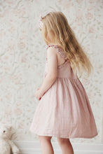 Load image into Gallery viewer, Organic Cotton Muslin Gemima Dress - Mauve Shadow
