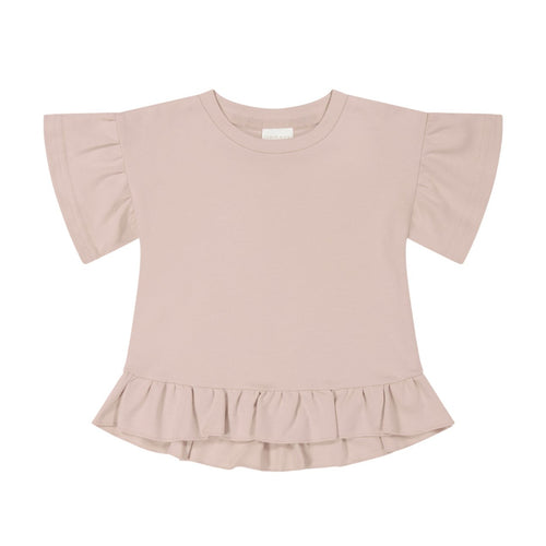 Imogen Pima Cotton Top - Dusky Rose