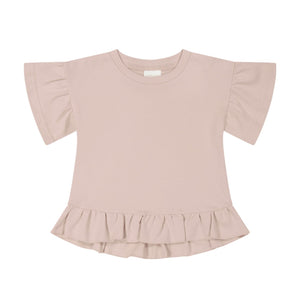 Imogen Pima Cotton Top - Dusky Rose