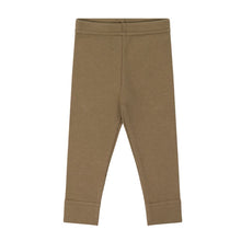 將圖片載入圖庫檢視器 Organic Cotton Fine Rib Legging - Pecan