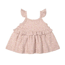 Load image into Gallery viewer, Organic Cotton Kaia Top - Lulu Floral Powder Pink
