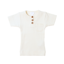 Load image into Gallery viewer, Philippe Short Sleeve Top - Egret