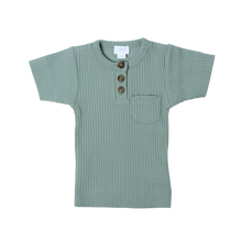 Load image into Gallery viewer, Philippe Short Sleeve Top - Sky