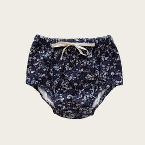 Organic Cotton Bloomer - Blueberry Floral