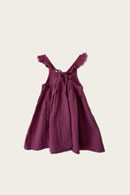 Load image into Gallery viewer, Organic Cotton Muslin Lola Dress - Damson