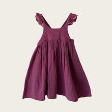 Load image into Gallery viewer, Organic Cotton Muslin Lola Dress - Damson