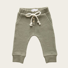Load image into Gallery viewer, Organic Cotton Waffle Oliver Pant - Woodland