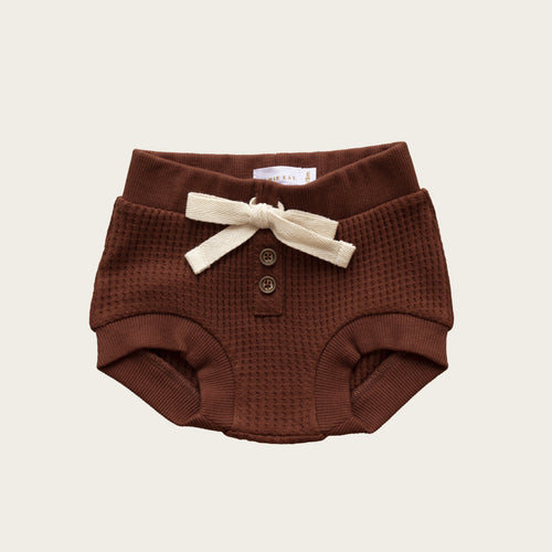 Organic Cotton Waffle Aiden Short - Cherry