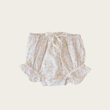 Load image into Gallery viewer, Organic Cotton Frill Bloomer - Natural Limonium Floral