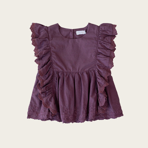 Organic Cotton Lydia Top - Tulip