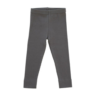 Organic Cotton Fine Rib Legging - Lava  **Preorder**