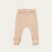 將圖片載入圖庫檢視器 Organic Cotton Wrap Top/Footed Pant Set - Meadow Floral