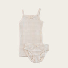 Load image into Gallery viewer, Organic Cotton Pointelle Underwear Set - Ivory