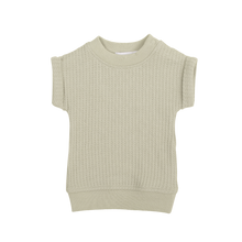 Load image into Gallery viewer, Organic Cotton Waffle Noah Top - Agate