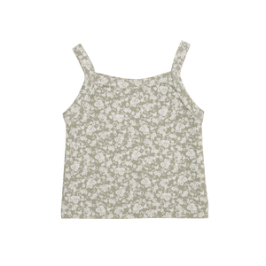 Organic Cotton Singlet - Sadie Floral Mist