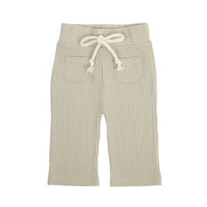 Organic Cotton Waffle Sam Pant - Agate