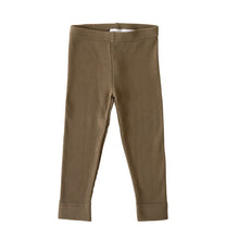 將圖片載入圖庫檢視器 Organic Cotton Fine Rib Legging - Bear